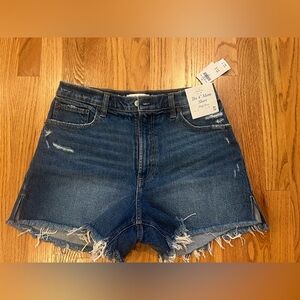 Abercrombie & Fitch Dark Blue Denim Shorts